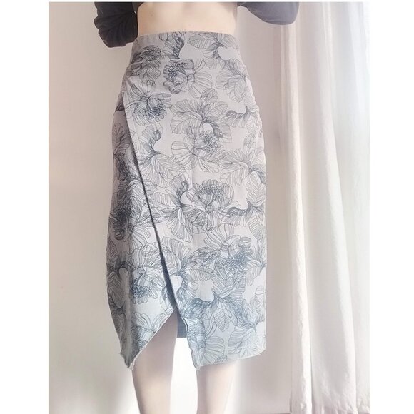 Organic Cotton Wrap Skirt - Picture 3 of 9